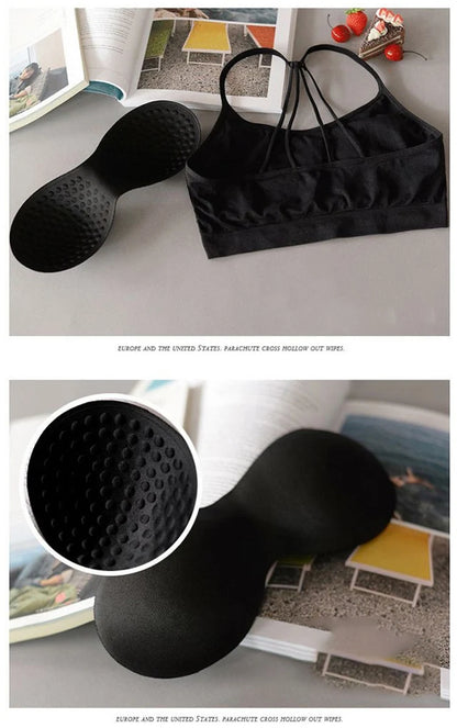 Breathable Sexy Seamless Top Women Sports Bra High Impact For Gym Fitness Yoga Sportswear Push Up Bra