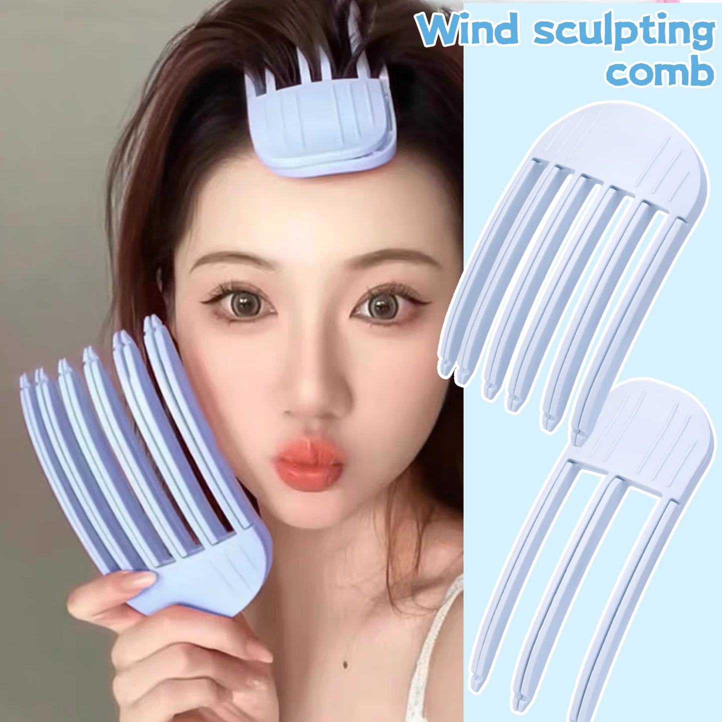 1/2pcs Korean Fluffy Hair Roots Clips Comb Lazy Hair Top Styling Curling Barrel Portable Hairs Clip Volume Wind Sculpting Comb