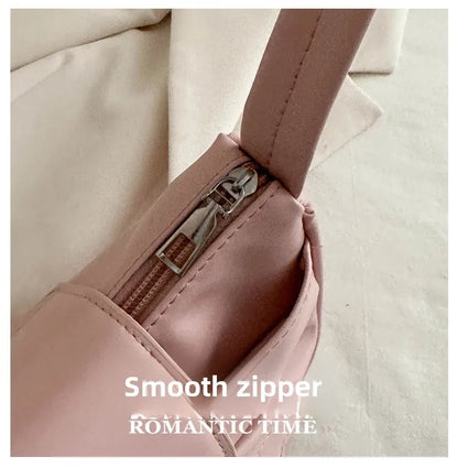 Trendy Bow Shoulder Bag Handbag Casual Underarm Bag Daily Commuting Bags PU Leather Lady Banquet Bag Business Women's Bags