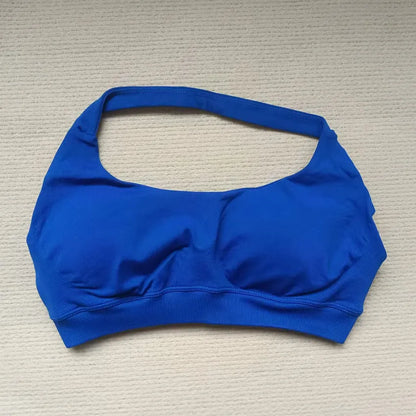 HBC Women's Sports Bra High Elastic Halter Top Push-up Fitness Workout Underwear Seamless Gym Tops Yoga Bra