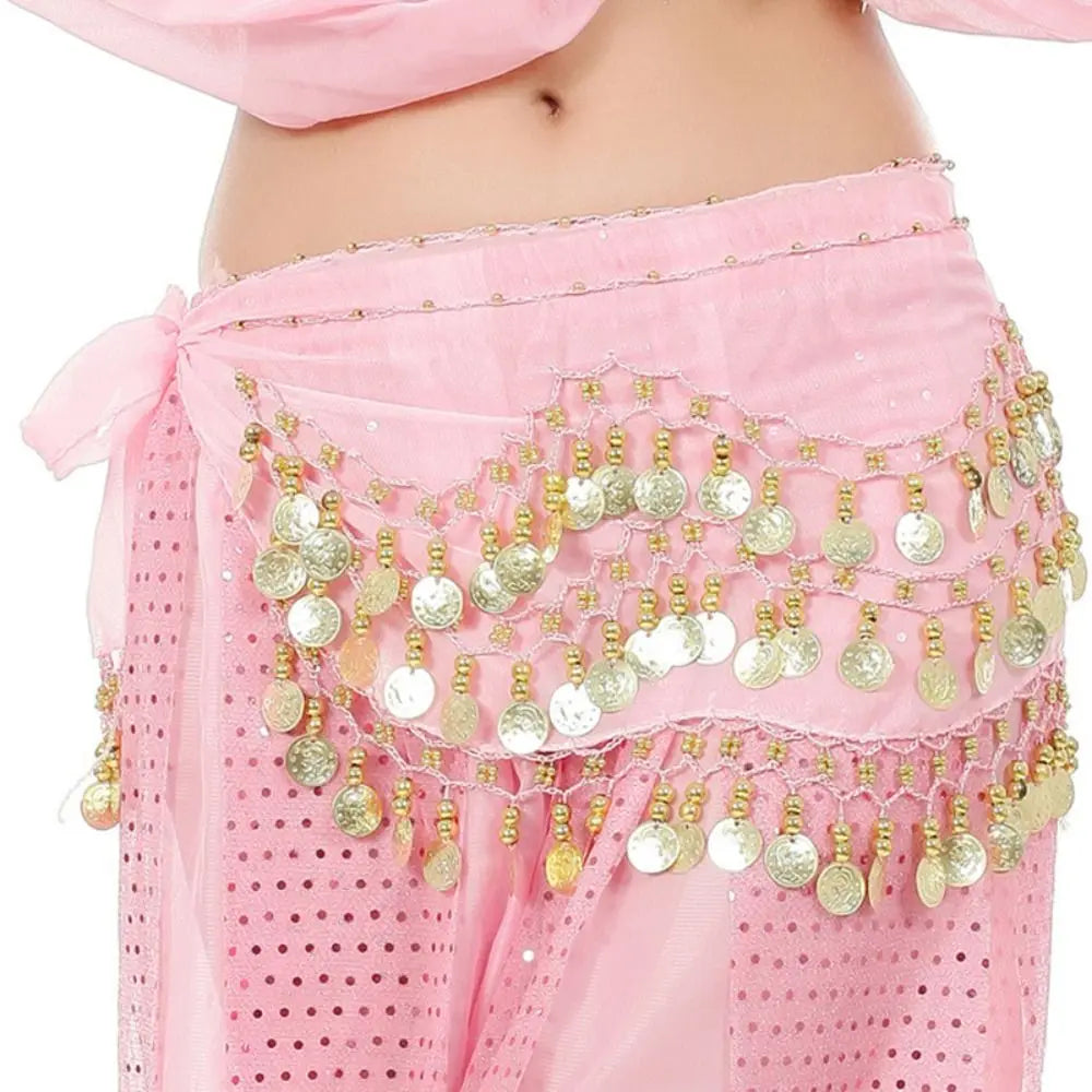 Thailand/India/Arab Dancer Skirt Women Sexy Belly Dance Hip Scarf Wrap Belt Dancer Skirt Female Show Sequins Tassels Costumes