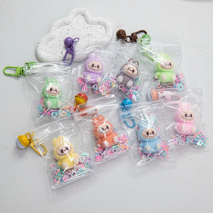 Kawaii Keychain Plush Aesthetics Keychains Cute Keychain for Bags Wedding Party Accessories Keychains Women Gifts