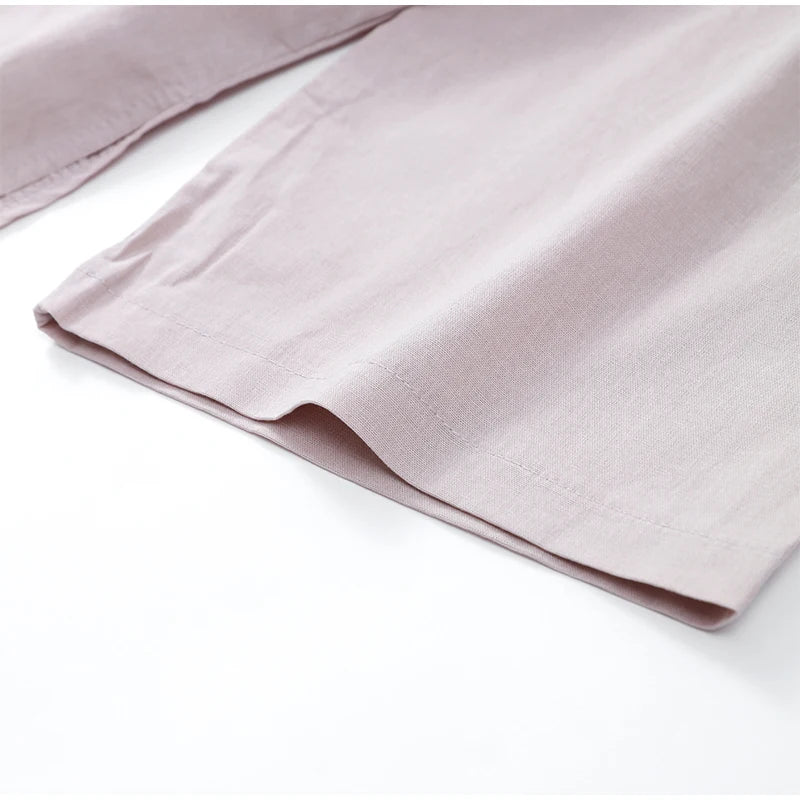 Women Classic Solid Wide Leg Pants Suits Summer Fashion V-neck One Button Loose Blouse Sets Casual Female Daily Streetwear 2025