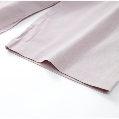 Women Classic Solid Wide Leg Pants Suits Summer Fashion V-neck One Button Loose Blouse Sets Casual Female Daily Streetwear 2025