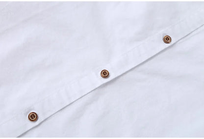 Women Cotton Embroidery Loose Long White Shirts 2025 Spring Autumn New Casual Office Lady Blouse Female Top Loose shirt