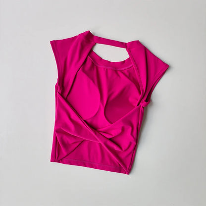 Women's Push-Up Sports Bra Top Sexy Beauty Back Fitness Yoga Vest Breathable Running Gym Wear for Active Women