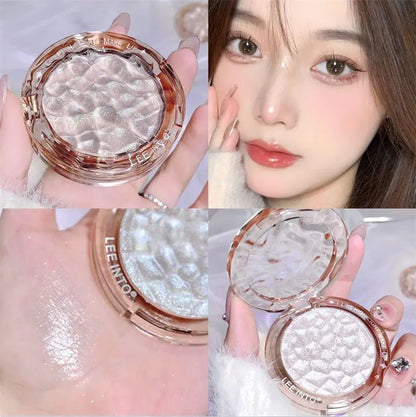 High gloss powder gloss glitter highlight contour palette natural gloss contour concealer lasting light