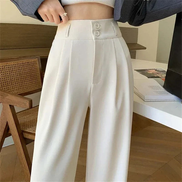 Spring Summer White High Waist