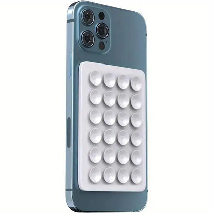 Silicone 24 Suction Phone Holder Multifunctional Suction Cup Mat Wall Stand Anti-Slip Single Sided Case Glue Mount Back Stickers