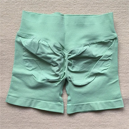 Gym Running Shorts Scrunch Butt Shorts Women Biker Cycling Shorts Seamless Leggings Sexy Athletic Yoga Shorts