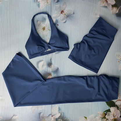 Butt Lifting Sports Set Shorts Gym Exercise Clothes Women's Yoga Suit For Fitness Short and Underwear Training Workout Tracksuit